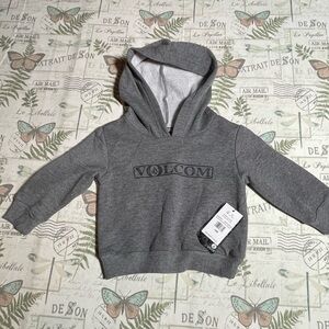 Volcom grey hoodie 12 month NWT‎